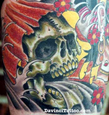 Skull tattoo by Elvin Yong Tattoo | Post 10814