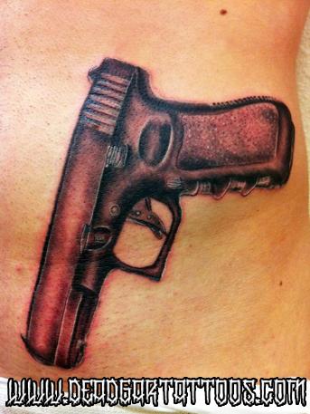 Firearm Handgun Pistol Tattoo Gun control Handgun black silhouette  weapon png  PNGWing