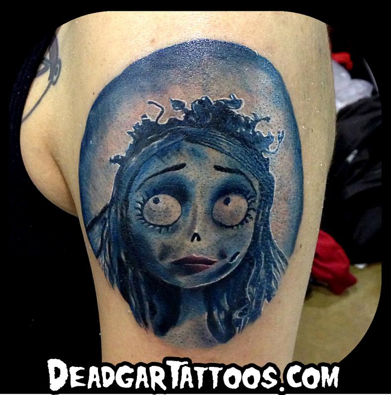 Corpse Bride Tattoo by Edgar TattooNOW