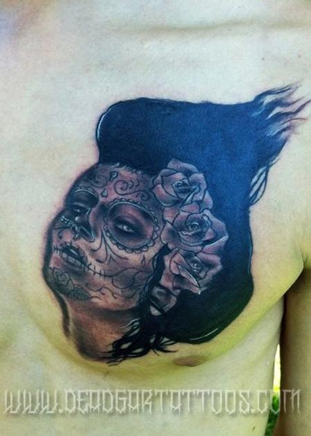Tattoos - Day of the dead girl - 65584