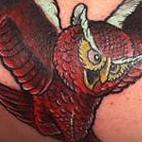 Tattoos - Flying Hoot - 65610