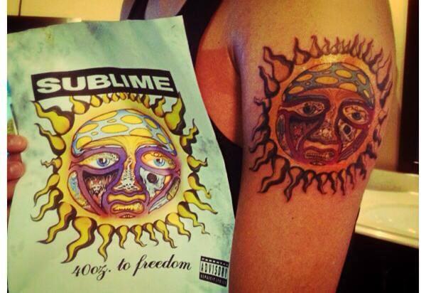 Sublime 40oz to Freedom Tattoo by Joshua Nordstrom: TattooNOW