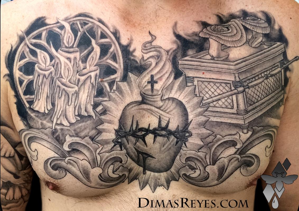 Black and Grey Christian Faith Tattoo by Dimas Reyes TattooNOW