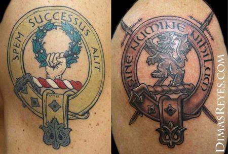 Dimas Reyes - Family Crest Tattoos