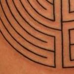 Tattoos - Maze Geometry Labyrinth Tattoo - 117847