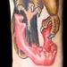 Tattoos - Full Color Traditional Owl Tattoo - 55594