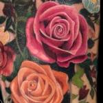 Tattoos - Realistic Color Flower Bouquet Tattoo - 119325