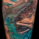 Tattoos - Realistic Color Redfish Tattoo - 119322