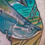 Tattoos - Realistic Color Snook Redfish Florida Fishing - 133812