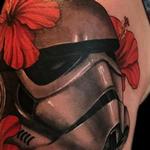 Tattoos - Star Wars Stormtrooper with Hibiscus tattoo - 138865