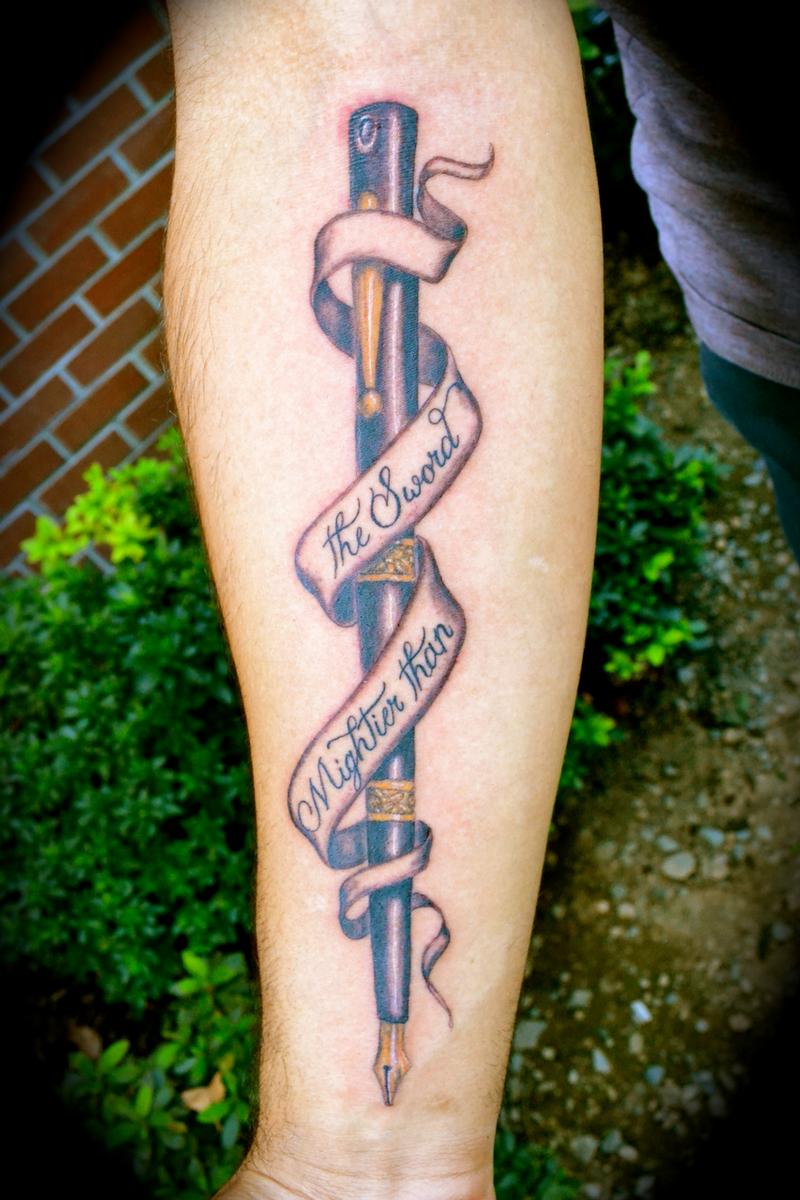 Fountain pen by Steve Had fun  Ninth Tail Tattoo and SMP  Facebook