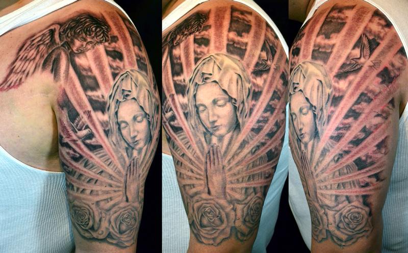 Virgin Mary Praying Tattoo  Best Tattoo Ideas Gallery