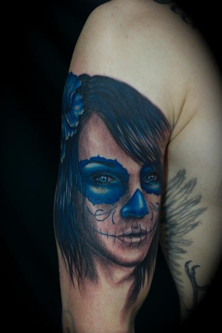 Ryan El Dugi Lewis - Day of the Dead Girl Blue Dia de los muertos