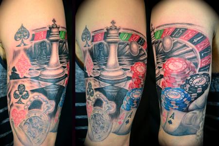 Tattoos - Gambling Sleeve - 62489