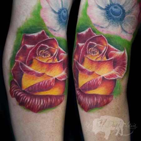 Ryan El Dugi Lewis - Red & Yellow Rose 