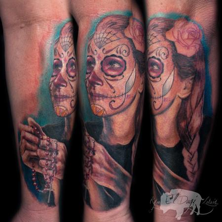 Ryan El Dugi Lewis - Day of the Dead Portrait