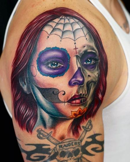 Ryan El Dugi Lewis - Day of the Dead Skull Girl 