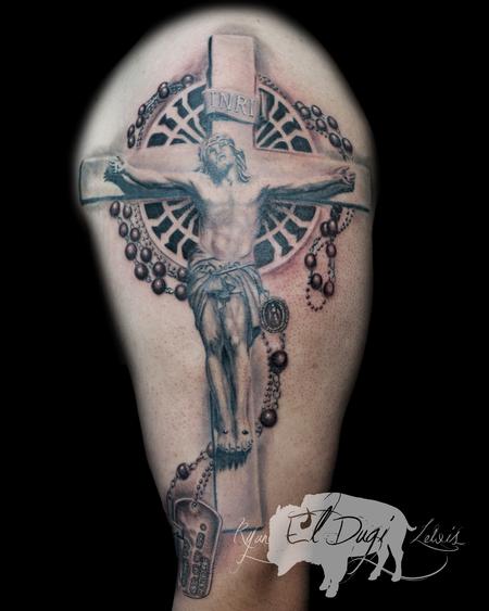 Designs Cross With Rosary Tattoo Tattoo Design HD wallpaper | Pxfuel