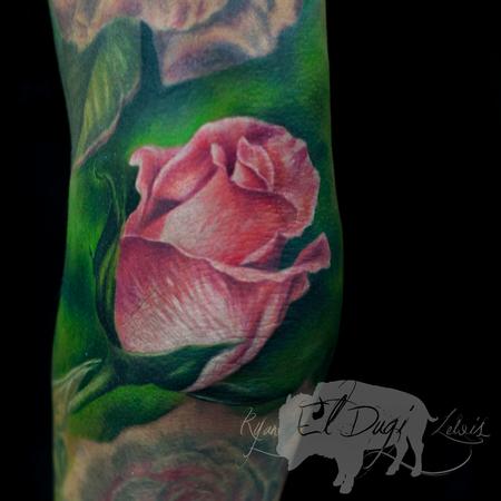 Ryan El Dugi Lewis - Pink Rose Bud 