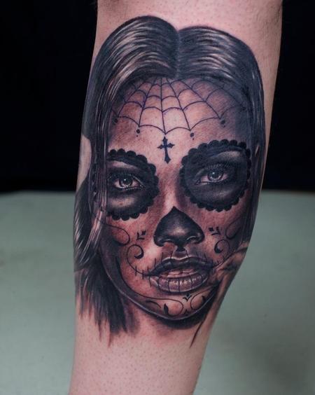 Ryan El Dugi Lewis - Day of the Dead Girl portrait 