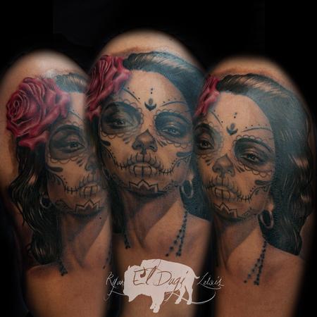 Ryan El Dugi Lewis - Day of the Dead Portrait