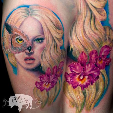 Ryan El Dugi Lewis - Owl Woman orchids