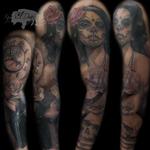 Tattoos - Dia De Los Muertos Sleeve  - 111432