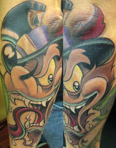 Big Bad Wolf Tattoo by Jime Litwalk: TattooNOW
