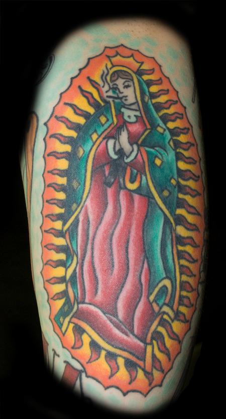 9 Religious  Spiritual Virgin Mary Tattoos