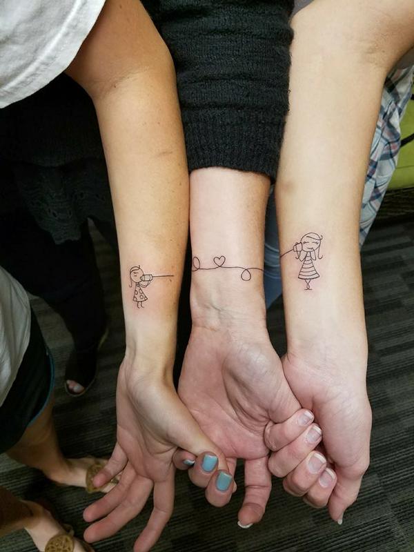 Mother and Daughter Tattoo by Stef aka Keki TattooNOW