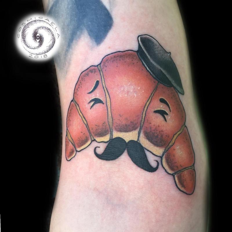 French Croissant ?? by Victor Alvarez TattooNOW