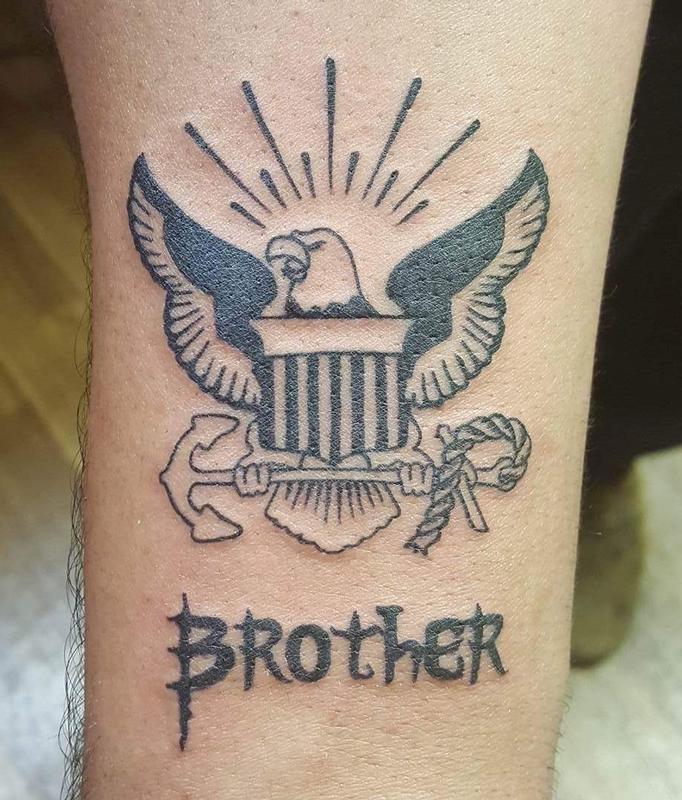 Navy Brother Tattoo by Stef aka Keki: TattooNOW Navy Brother Tattoo by Stef aka Keki: TattooNOW