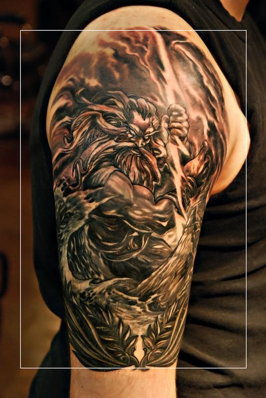 Zeus tattoo by Michael Cloutier  Photo 28938