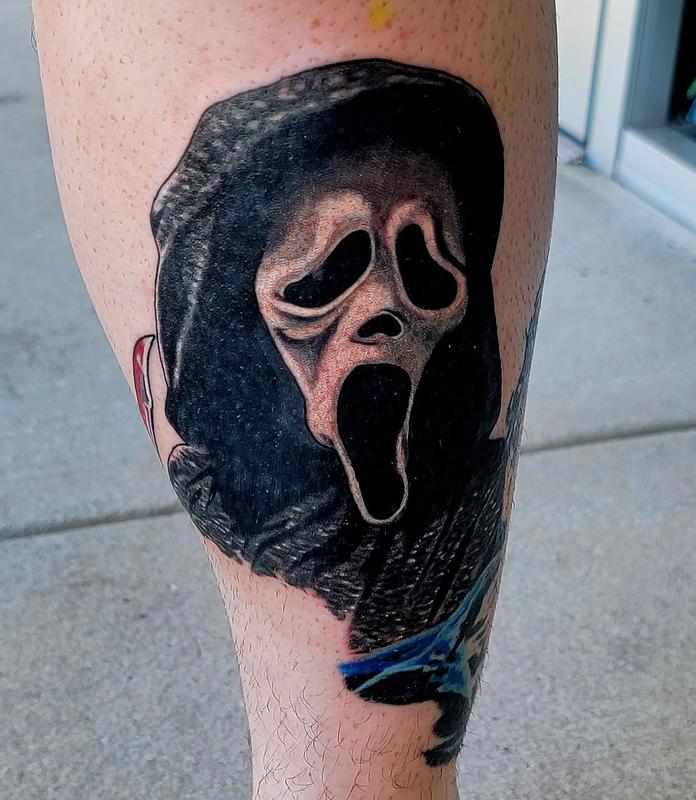 ghostface tattoo  All Things Tattoo