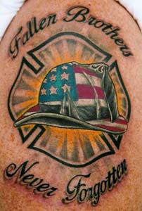 LITOS - fireman tattoo