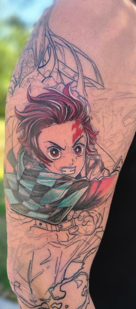 Tattoos - Anime Demon Slayer - Tanjiro Kamado - 144157