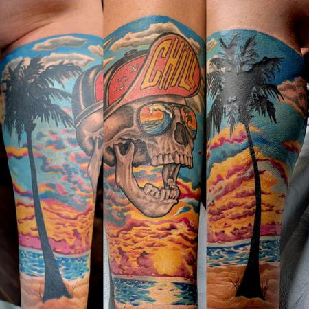 Tattoos - Chill Skull - 144965