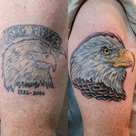 Steve Cornicelli - Covering an eagle with...eagle