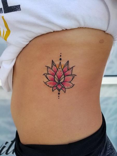 Tattoos - Geometric Lotus - 129278