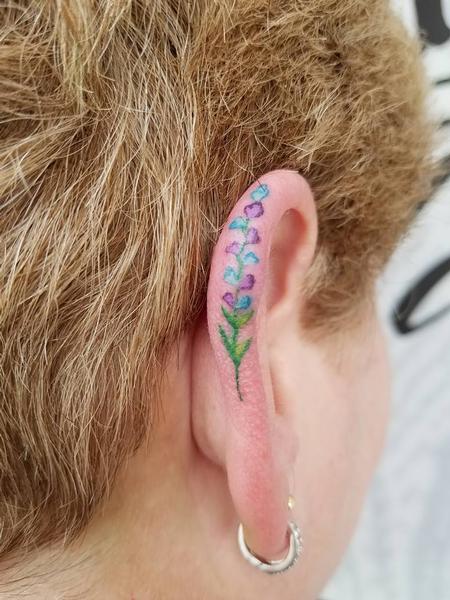 Stef aka Keki - Simple Flower Earcuff