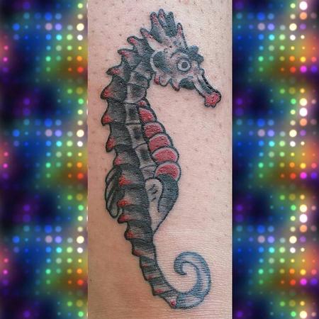 Stef aka Keki - American Traditional Seahorse