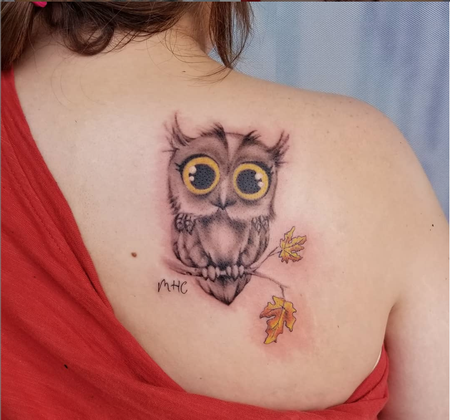 CODA - Owl Shoulder Tattoo