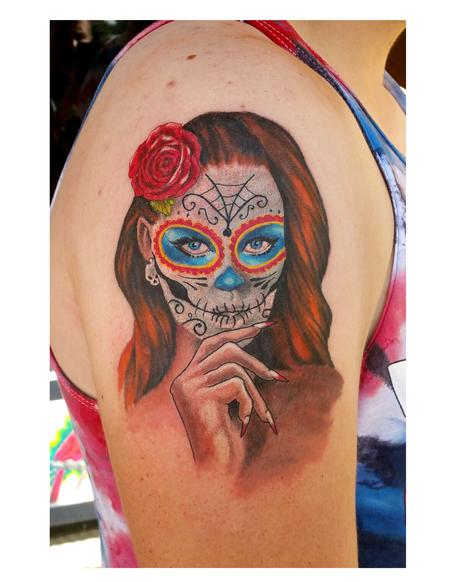 Give Me Some Sugar Baby By Steve Cornicelli Tattoos