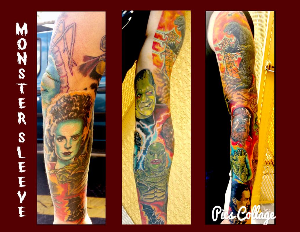 Monster Sleeve By Steve Cornicelli Tattoonow