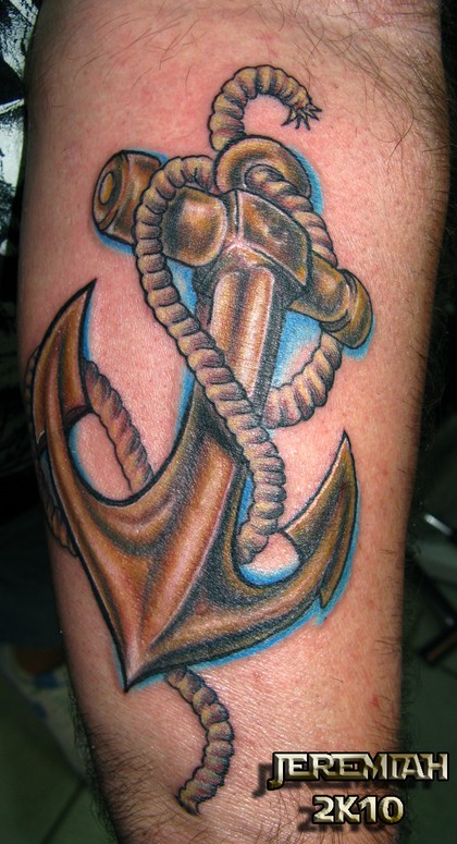 Popeye Anchors by Jeremiah McCabe: TattooNOW