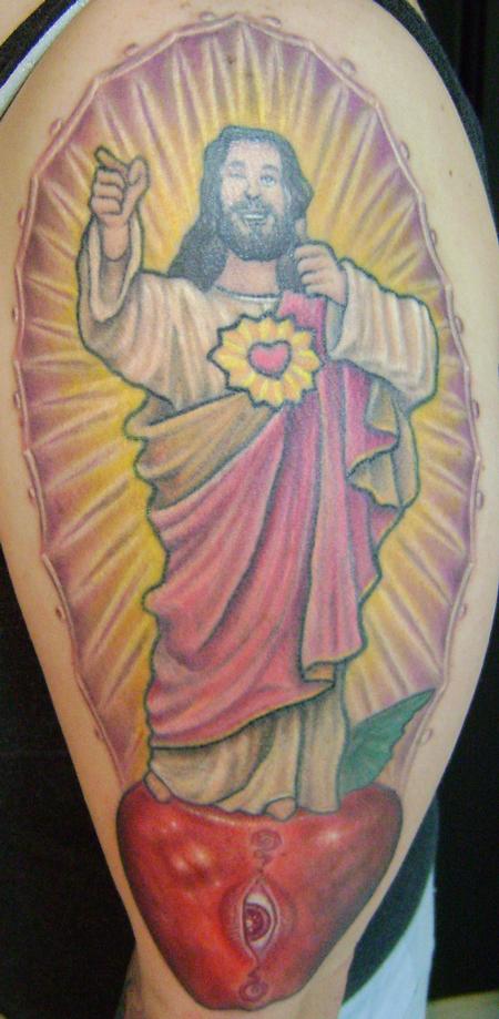 buddy christ by Gabriel Cece: TattooNOW