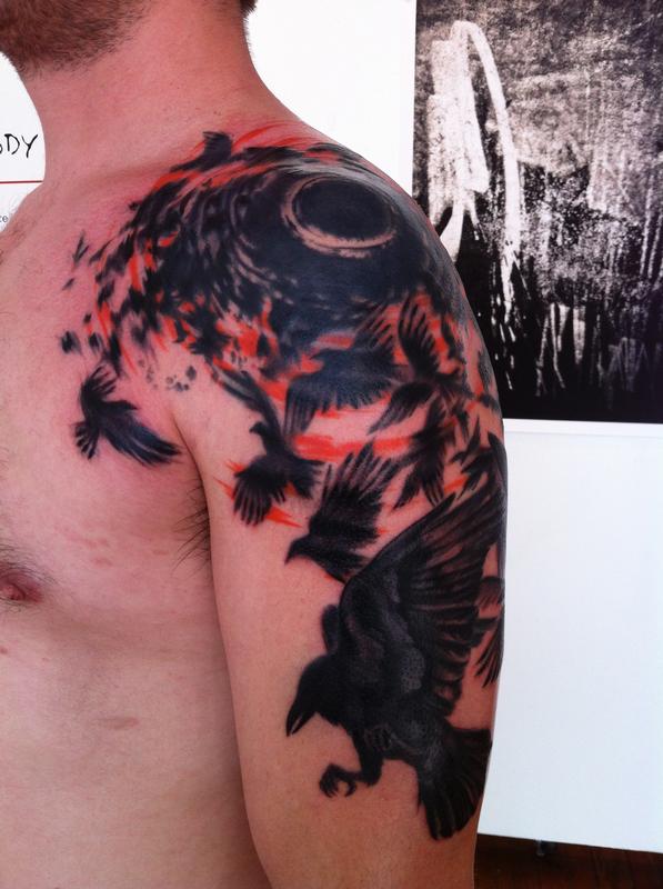 Murder of Crows by Thea Duskin: TattooNOW Murder of Crows by Thea Duskin: TattooNOW