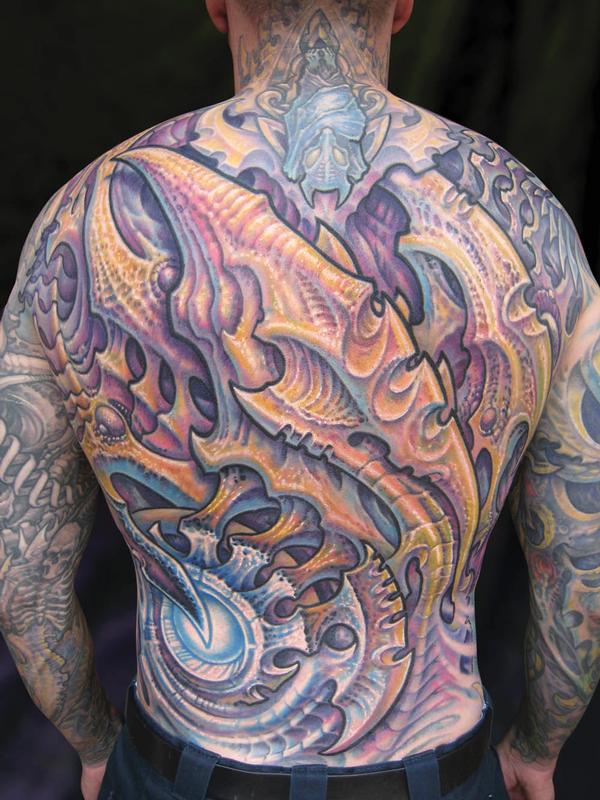 Don, Biomech backpiece by Guy Aitchison: TattooNOW