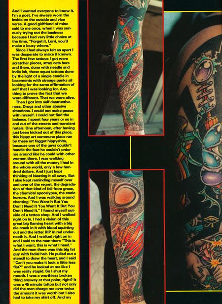  - Tattoo Revue Magazine- Jackson Feature, 1990 - Page 3