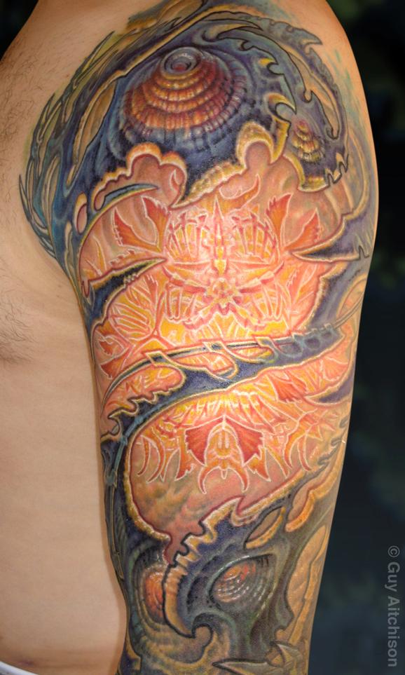 Tattoos - Anthony, upper arm closeup - 72584